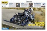 | PROVA SU STRADA | YAMAHA MT-09 TRACER · 2015-04-10 · prova motocross Kawasaki KX250F 2015 PREGI Motore al top e ciclistica stabile DIFETTI Forcella dura a partire Prezzo 8.260