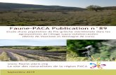 Faune-PACA Publication n°89...sur la période 1993-2013 (Hameau & Gilot, 2015), et l’espèce, donnée en régression dans toute son aire de répartition, est inscrite en danger
