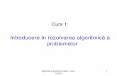 Curs 1 - West University of Timișoaradaniela.zaharie/alg/ASD2019_curs1.pdf · Algoritmi si structuri de date - Curs 1 (2019) 13 De la algoritm la program Algoritm: • Variabile
