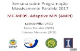 MC-MP09. Adaptive MPI (AMPI) - INPEcelso/cap387-2016/AULAS/AMPI-2017.pdf · Introdução a AMPI •AMPI e aderência ao padrão MPI –Aderência parcial ao padrão MPI-3 ... Native