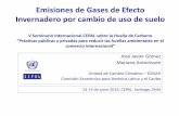 Emisiones de Gases de Efecto Invernadero por cambio de uso ... · Contenido de la presentación. 1.Cambio de uso de suelo (CUS) y emisiones de GEI 2.Emisiones de GEI por CUS en América