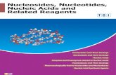 Nucleosides Nucleotides and Related Reagents · Nucleosides and Their Analogs Nucleosides are glycosylamines made by attaching a nucleobase to a ribose or 2’-deoxyribose, which