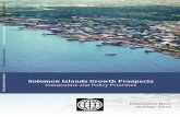 Solomon Islands Growth Prospects - World Bank€¦ · political accountability, and provide an added stimulus to the local private sector. ... relies heavily on natural forest log