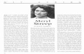 Streep - video.dfi.dkvideo.dfi.dk/Kosmorama/magasiner/175/kosmorama175... · Meryl Streep (Mary Louise Streep, f. 1951) Masters-eksamen i kunst og drama fra Yale University 1975,