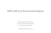 MATLAB and Numerical Analysisbml.pusan.ac.kr/LectureFrame/Lecture/Undergraduates... · 2018-04-04 · MATLAB and Numerical Analysis. Radiological Imaging Sciences. Graph plot. Y.