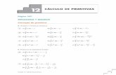 12 CÁLCULO DE PRIMITIVAS - WordPress.com · 1 x + 5 Unidad 12. Cálculo de primitivas 3 UNIDAD 12. Página 339 1. Calcula las siguientes integrales: a) ...