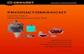 Produktübersicht schalter & näherungsschalter · 2018-05-03 · ˜ switches.crouzet.com | 5 ˜ produktÜbersicht switches & position sensors switches.crouzet.com produktÜbersicht