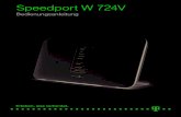 Speedport W 724V - usermanual.wiki...Sie können Ihren Speedport aufstellen oder aufhängen. Beachten Sie dabei bitte Folgendes: • Stellen oder hängen Sie Ihren Speedport an einem