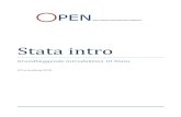 Stata intro kursusintro+kursus.pdf · 2020-01-30 · Stata intro 13 1.5 Hent, gem og kig på data Stata datasæt er det data, du arbejder med, dvs. det data, som i sidste ende skal