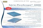 Série PicoScope 3000 · 2015-01-15 · Oscilloscopes PC série PicoScope 3000 Accélération matérielle La majorité des oscilloscopes PC collectent les données à une vitesse