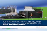 EPS 815 – El banco de prueba de componentes versátil y de alto … · 2017-06-01 · EPS 815 – Banco de prueba de componentes universales con 15 kW de potencia de salida El diseño