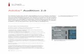 Adobe® Audition 2 · 38 Adobe. magazine. Στο Adobe Production Studio περιλαμβάνεται και το Adobe® Audition® 2.0, που μας διευκολύνει με