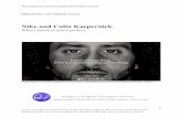 [Ringle Material] Nike and Colin Kaepernick · 2019-08-20 · Nike launched a new ad campaign with Colin Kaepernick to celebrate the 30th anniversary of Just Do It, and the ad put