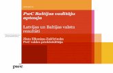 PwC Baltijas vadītāju aptauja · PwC 29 November 2016 2 Aptauja notika 2016. gada oktobrīun novembrī Respondentu skaits: Latvijā-123, Igaunijā–93, Lietuvā–105 Aptaujātika