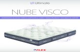 NUBE VISCO - flex.es NUBE VISCO 201… · NUBE VISCO. ACOGIDA VISCOELÁSTICA. Proporciona una perfecta adaptación al cuerpo cediendo únicamente donde se ejerce presión. Relleno