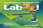 MICROSCOPE & TELESCOPE KIT - Levenhuk€¦ · The microscope, on the other hand, will help you witness the unseen — things so small that you can't see them with the naked eye! The