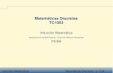 Matemáticas Discretas TC1003cb.mty.itesm.mx/tc1003/lecturas/tc1003-042p.pdf · 2007-09-24 · Historia Historia Historia Idea Formulacion´ Metodo´ Ejemplo 1 Ejemplo 2 Ejemplo 3