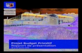 2016 Projet Budget Primitif Rapport de présentation · Rapport de présentation du Budget Primitif 2016 L’examen du Budget primitif 2016 s’inscrit dans un contexte financier