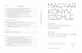 Magyar Könyvszemle - 129. évf. 1. sz. (2013.)epa.oszk.hu/00000/00021/00398/pdf/EPA00021_magyar...MAgyAR KönyvSzEMlE 129. ÉvFOlyAM 2013. 1. SzÁM SZERKESZTŐBIZOTTSÁG – COMITÉ