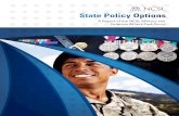 State Policy Options...2 NCSL State Policy Options Issue Land use planning is crucial to the sustainability of military installations. As residential and commercial developments grow