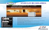 ONDULEUR SINUSOIDAL DE 1.2 à 8 KVAclass-securite.com/PDF/AUNILEC onduleur solaire home ups.pdf · 2009-06-09 · ONDULEUR SINUSOIDAL DE 1.2 à 8 KVA Convertisseur + Chargeur Options