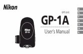 Jpcdn-10.nikon-cdn.com/pdf/manuals/dslr/GP-1A.pdfGP-1Aの取り付け（1/2） 10 Jp 2. 取り付け脚（ ）をストラップアダプターに差し込む カメラのストラップに取り付けた場合