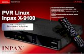 PVR nux Li Inpax X-9100 - tele-audiovision.comtele-audiovision.com/11/07/por/inpax.pdf · PVR nux Li Inpax X-9100 • é impossível não gostar desta caixinha • boot de arranca