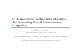Ch4. Generative Probabilistic Modeling: Understanding ... · Ch4. Generative Probabilistic Modeling: Understanding Causal Sensorimotor Integration 2011. 9. 15 (Thu) Multisensory Predictive