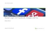Social Login mit Facebook, Google und Co.2015.java-forum-stuttgart.de/_data/G7_Bohm.pdf · Social Login mit Facebook, Google und Co. Stefan Bohm IAMEXCELLENCE$ OAuth 2.0 und OpenID