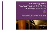 NLP Business Solutions€¦ · improving the closing ratios and accelerating the selling/bidding process oUse language with volition – speaking to the potential client in their