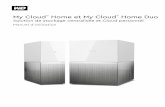 My Cloud™ Home & My Cloud™ Home Duo Personal Cloud … · Cloud™ Home ou sur MyCloud.com. Partage rapide et facile — Rassemblez tous vos meilleurs souvenirs et moments dans