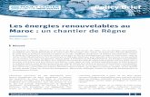 Les énergies renouvelables au Maroc : un chantier de Règne (2).pdf · des Energies Renouvelables et de l’Efficacité Energétique (ADERE) et à une agence de coopération internationale