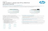 printerserie HP Color LaserJet Pro M254h20195. · 2. Uit voer voor 100 vel 3. Snelst automatische dubbelzijdig afdrukken 4. Prioriteitsinvoerlade 1 voor 1 vel 5. Invoerlade 2 voor