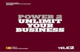 power 2 unlimit your business...Tele2 Växel Mobil: Allt i en app! Tele2 Växel Mobil är perfekt för det lite mindre företaget. Växeln sköts via en mobilapp och är så enkel
