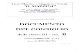 Liceo Classico e Linguistico Statale Giuseppe Mazzini Genova - … · 2014-11-02 · LICEO CLASSICO E LINGUISTICO G. MAZZINI - GENOVA – III B – a.s. 2013/2014 3 (L. 425, art.3,