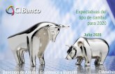 Expectativas del tipo de cambio para 2020 - cibanco.com€¦ · Expectativas del tipo de cambio para 2020 Dirección de Análisis Económico y Bursátil CIAnalisis Julio 2020 . Pesos