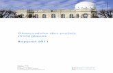 Observatoire des projets stratégiques Rapport 2011 · Un modèle empirique, basé sur des travaux de recherche, des observations empiriques et les référentiels « état de ...