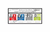 REPÚBLICA DEL PARAGUAY ELECCIONES MUNICIPALES … · 2013-05-23 · departamento de paraguari periodo 2010 - 2015 candidatos a junta municipal de caapucu elecciones municipales 7