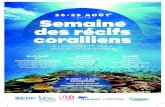 26-29 AOÛT Semaine des récifs coralliens...Semaine des récifs coralliens 26-29 AOÛT –2019– À L’UNIVERSITÉ DE LA NOUVELLE-CALÉDONIE 28 AOÛT 9 H-12 H, 14 H-17 H Conférences