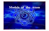 Models of the Atom · จอห์น ดอลตันั (John Dalton) สารแต่ละชนิดประกอบดวยอนุ้ภาคเล็กๆ แบ่งแยกต