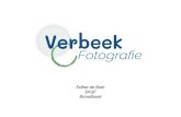 Verbeek · 2019-02-27 · 4 Logo kleur en zwart - wit in verschillende formaten Verbeek Verbeek F Verbeek Fo Verbeek Fotogr Verbeek Verbeek F Verbeek FFo Verbeek Footogt r Uitleg