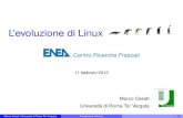 L’evoluzione di Linux2013/02/11  · From: torvalds@klaava.Helsinki.FI (Linus Benedict Torvalds) Newsgroups: comp.os.minix Subject: What would you like to see most in minix? Summary: