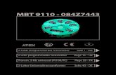 MBT 9110 - 084Z7443€¦ · MBT 9110 - 084Z7443 2-tråds programmerbar transmitter Side 1 - DK 2-Leiter Universalmessumformer Seite 43 - DE Transm. 2-fils universel (Pt100/TC) Page