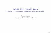 Lecture 12: Frequentist properties of estimators (v3) Ramesh ...web.stanford.edu/~rjohari/teaching/notes/226_lecture12...Ramesh Johari ramesh.johari@stanford.edu 1/36 Frequentist inference