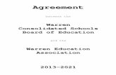 Agreement · schedule g school calendar 2013-2014 through 2020-2021.....64 appendix #1 macomb math, science, technology magnet program.....82 appendix #2 middle school math, science,