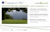 Architettura del Paesaggio Associazione Italiana AIAPP ...€¦ · Ordini dei Dottori Agronomi e dei Dottori Forestali della Lombardia, propongono un ciclo di corsi di formazione