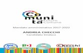 ANDREA CHECCHI - San Donato Milanese · 2017-08-10 · Andrea Checchi Programma Amministrativo 2017-2022 2 SAN DONATO MILANESE 2017-2022 Ci siamo e vogliamo esserci! La coalizione