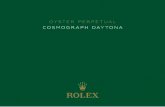 OYSTER PERPETUAL COSMOGRAPH DAYTONA - Rolex · ROLEX NEL CUORE DEL MODELLO COSMOGRAPH DAYTONA LETTURA DI UNA VELOCITÀ ORARIA MEDIA L’Oyster Perpetual Cosmograph Daytona consente