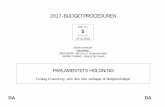 European Parliament · 2016-10-11 · Budgetpostens nummer og tekst FFR Budgetforslag 2017 Rådets holdning 2017 Budget 2016 Forpligtelser Betalinger Forpligtelser …