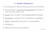 1. Actius financers - URVgandalf.fee.urv.cat/.../IntroMacro_2015_sessio10_11mar15.pdf · 2015-03-12 · 1 11 març 2015 1. Actius financers • La necessitat d’obtenir diner governa